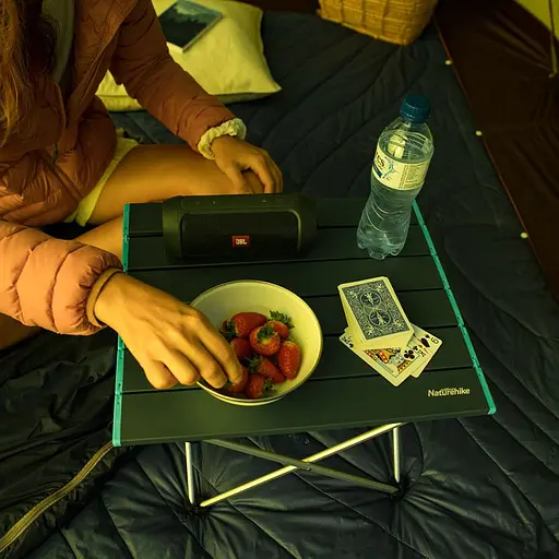 Стіл розкладний Naturehike NH19Z008-Z, алюміній, розмір S, чорний - фото 9