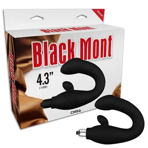 Стимулятор простати Black Mont P-Spot Perineum, 25 см чорний