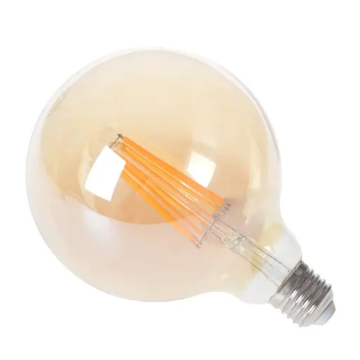 Лампа Brille світлодіодна LED 9W E27 COG WW G125 Amber 220 В - фото 3