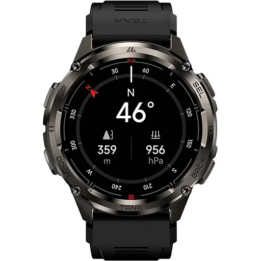 Смарт-часы тактические Kospet Tank T3 Ultra 2 Black (KTT0003U2B) - фото 3