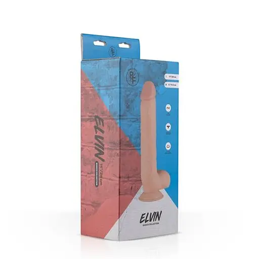 Фалоімітатор EasyToys Elvin Realistic 27.5 см (тілесний) - фото 10