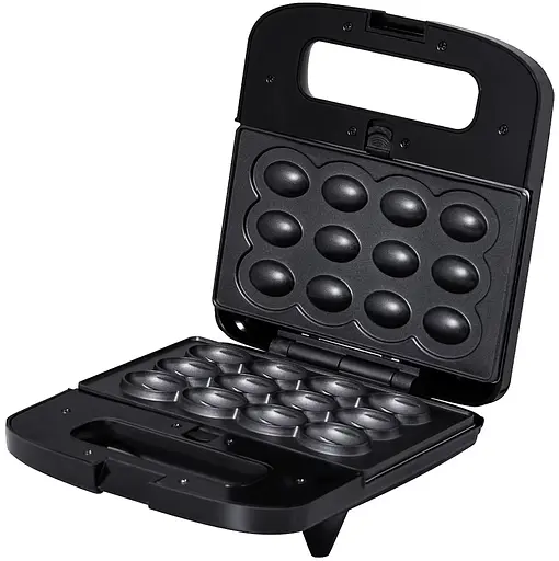 Мультимейкер Liberton LSM-5106 800 W 4в1 гриль трикутні сендвічі 4 шт бельгійські вафлі 2 шт горішки 12 шт антипригарне покриття індикатор живлення та готовності автоматичний контроль температури Black/Grey - фото 5