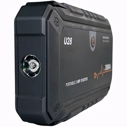 Автомобильное портативное пуско-зарядное устройство (бустер) Jump Starter Wondertech WTST001 U28, 2000А, павербанк 20000 мАч - фото 3