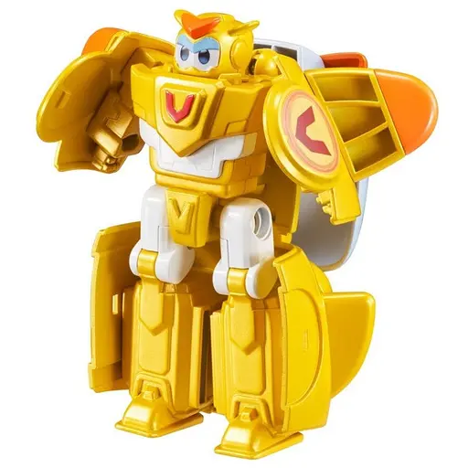 Игровая фигурка-трансформер Super Wings Transforming Super Pet Golden Boy EU770644 - фото 2