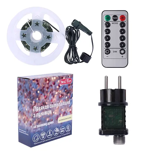 Електрогірлянда Yes! Fun Нитка 100 м 1000 LED (975128)