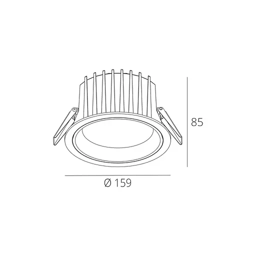 Точковий світильник Skarlat RDL73027-6 25W WH+CHR 4000K - фото 2