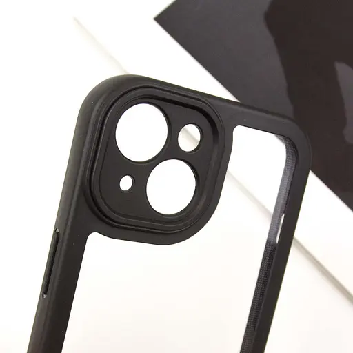 Чохол Epik TPU Transparent + Colour 1.5 мм для Apple iPhone 14, 6.1 Black - фото 7