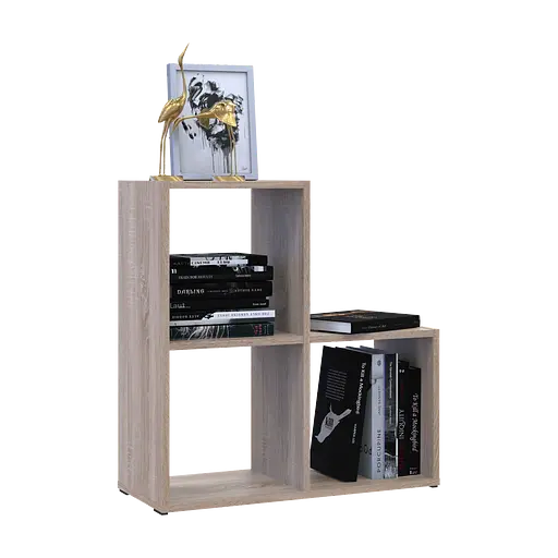 Стеллаж Doros Степь 2х2 Дуб сонома открытый 69х28.8х71.4 (41516155) - фото 6