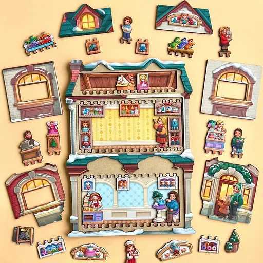 Двошаровий пазл-вкладиш "Магазин іграшок" Ubumblebees PSD304 (ПСД304) - фото 9