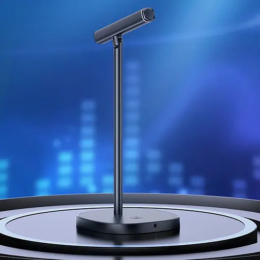 Настольный микрофон Hoco L16 Mike USB+Type-C Black - фото 4