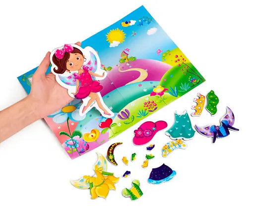 Магнитная игра для детей "Фея" Vladi Toys VT3204-28 в папке - фото 2