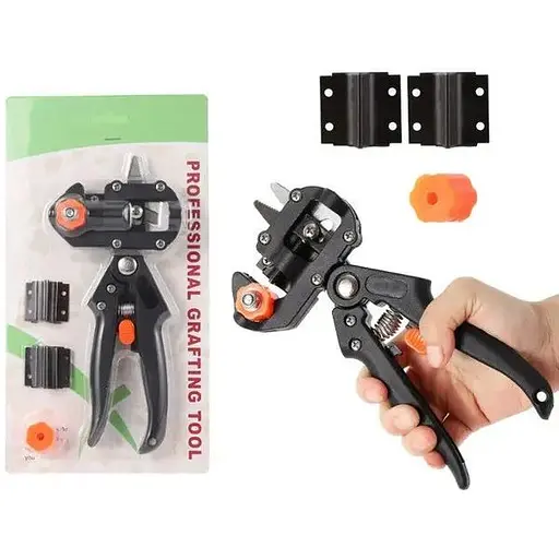 Секатор Titan grafting tool 3 профессиональный прищепный инструмент для прививки и обрезки ветвей деревьев растений кустарников - фото 8