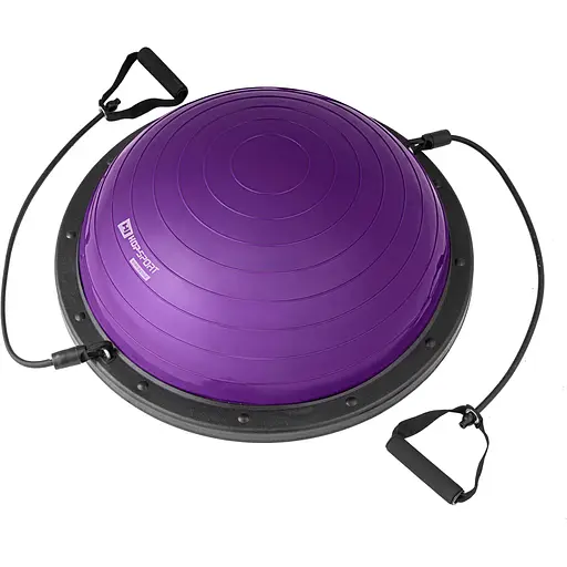 Балансировочная полусфера Hop-Sport HS-L058 фиолетовая - фото 4