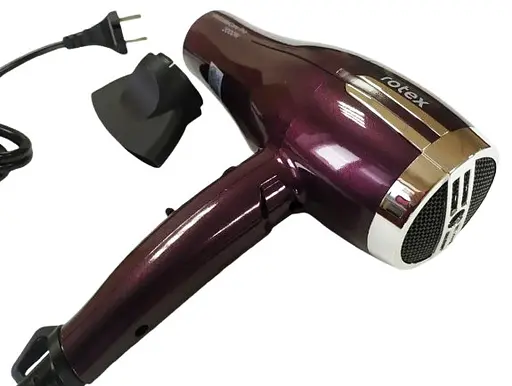 Профессиональный мощный фен Rotex RFF202-V DelicateCare Pro концентратор 2000 Вт темно-фиолетовый - фото 5
