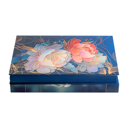 Щоденник недатований Buromax Peony поліграфічний A5 336 сторінок темно-синій (BM.20170-03) - фото 5