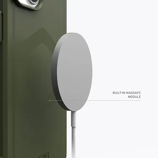 Оригінальний протиударний чохол UAG Essential Armor MagSafe для Iphone 15 Olive Drab 114288117272 - фото 10