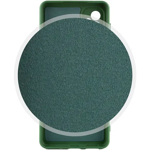 Чехол Silicone Cover Lakshmi Full Camera (A) для Samsung Galaxy M34 5G Зеленый / Dark green - фото 3