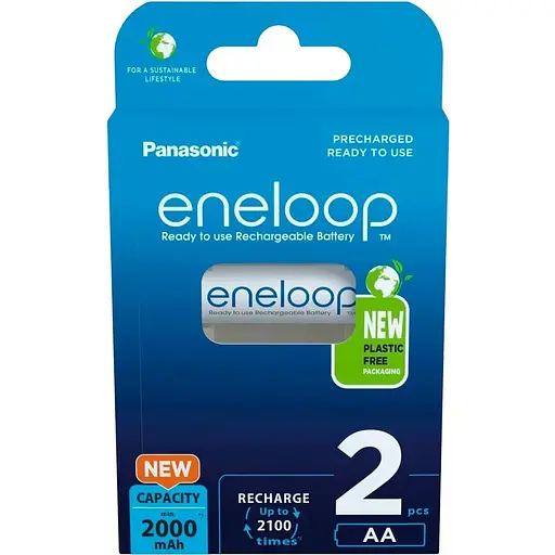 Аккумуляторная батарея Panasonic Eneloop Pro AA 2000 2BP mAh NI-MH