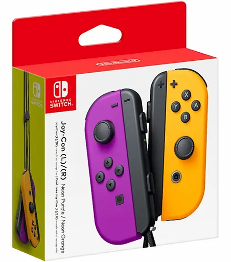 Геймпад Nintendo Joy-Con Purple Orange Pair (45496431310) - фото 2