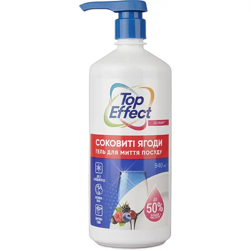 Средство для мытья посуды TopEffect Сочные ягоды 940 мл                                         