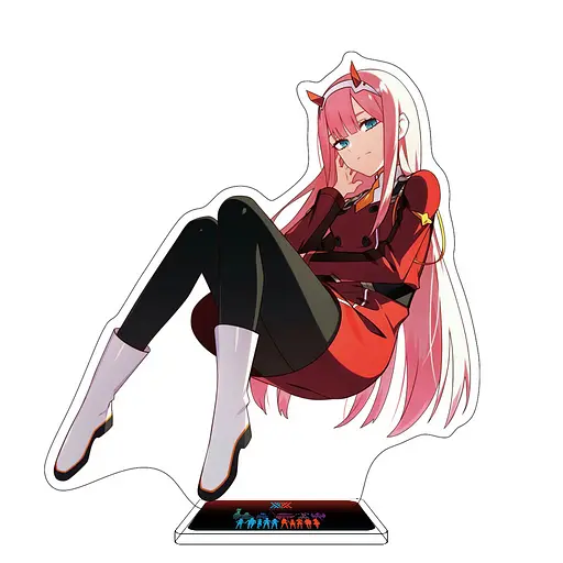 Акриловая фигурка Милый во Франксе 002 Darling in the Franxx Zero Two 10 см