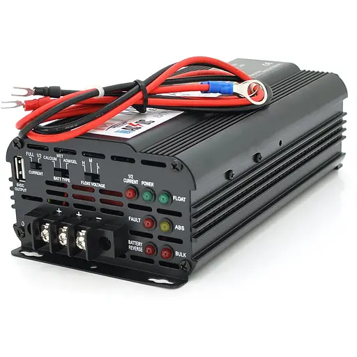 Зарядное устройство для аккумулятора Mervesan MT-340-24C 24V-6A/12A, клеммные провода, Q12