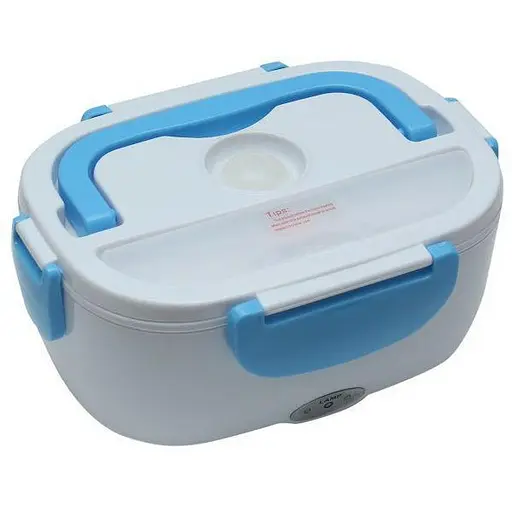 Электрический ланч-бокс контейнер Electronic Lunchbox YS 001 40 W с подогревом термос для еды голубой - фото 6