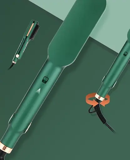 Керамічна плойка стайлер Kemei Km-2237 з іонізацією (Бірюзовий) - фото 5