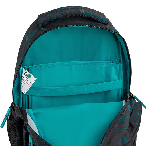 Рюкзак GoPack Education 175M-6 Future Черно-голубой (GO26-175M-6) - фото 13