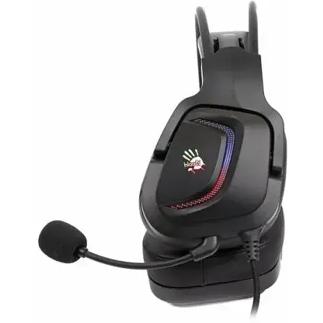Навушники Bloody G575 Black USB Hi Fi 7.1 віртуальний звук RGB підсвічування накладні кабель 2 м - фото 2