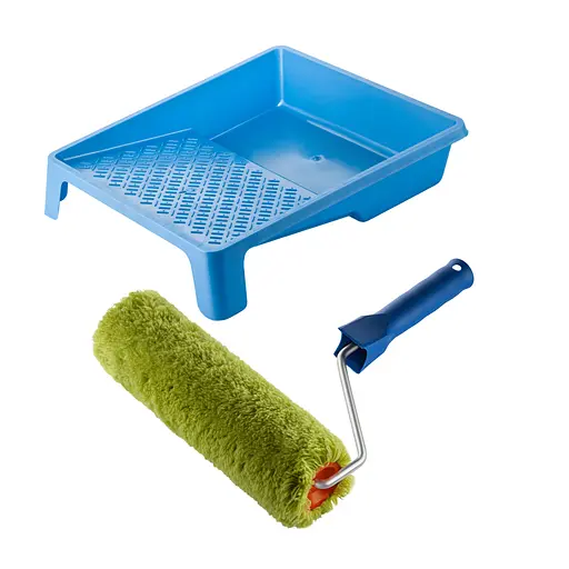 Валик "Сінтекс" 250х58 мм з ручкою та ванночка Polax (770-196) - фото 1