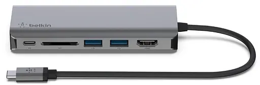 Адаптер Belkin USB-C 6in1 Multiport Dock - фото 4