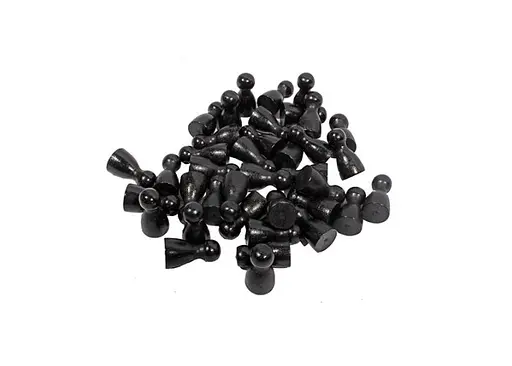 Аксесуар Фішка дерев'яна чорна для настільних ігор 2.5 см поштучно (Р00804) - фото 4