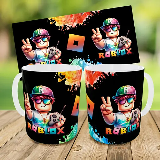 Набір дитячий Роблокс «Roblox» рюкзак 36х27см сумка-бананка, кружка з принтом для хлопчика (01585) - фото 9