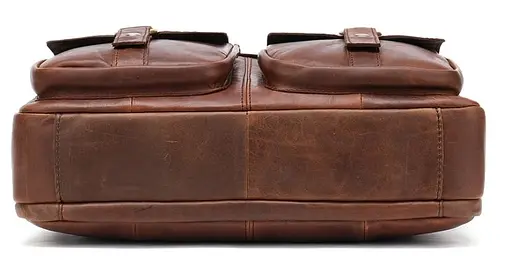 Чоловіча шкіряна сумка Vintage 34х29х7,5 см sum0012382 - фото 5