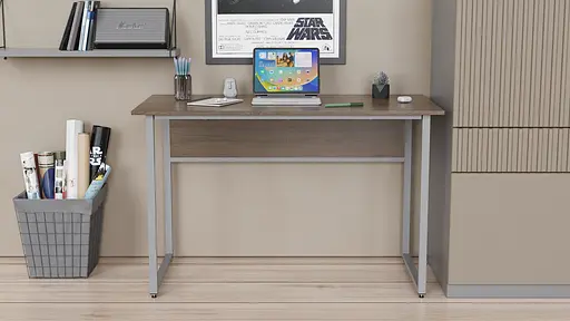 Компьютерный стол Ferrum-decor Коди 75x140x70 серый ДСП Дуб Сонома Труфель 16мм (FRD-101703) - фото 6