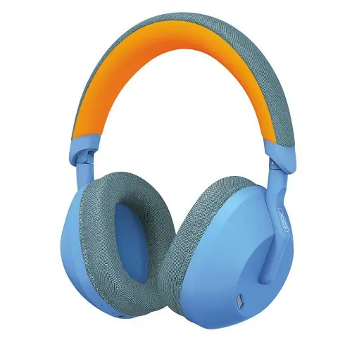 Наушники накладные XO BE49 Qiyue ANC Noise Canceling Folding Headband bluetooth Headset синие - фото 5