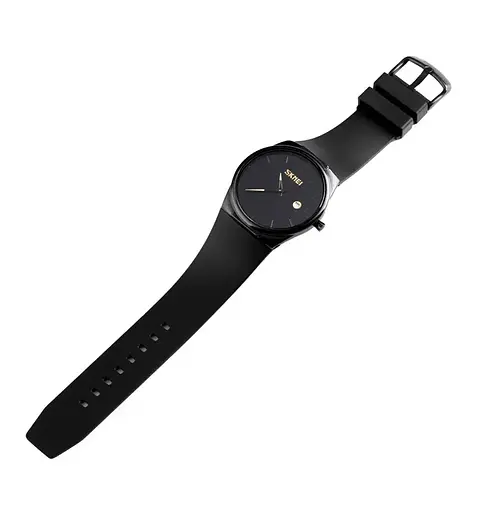 Наручний кварцовий годинник Skmei 1509 Чорний - фото 7