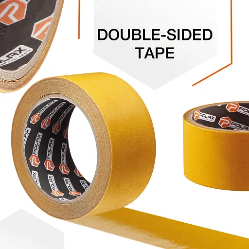 Скотч двухсторонний Polax клейкая лента на полипропиленовой основе 50 мм х 25 м (101-003) - фото 5