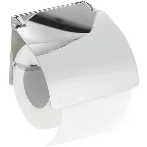 Паперотримач з кришкою Zerix LR504 ZX2705 Хром - фото 1