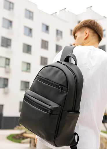 Мужской рюкзак Sambag Zard LKTm черный 46 х 28 х 13 см (25058001m) - фото 2