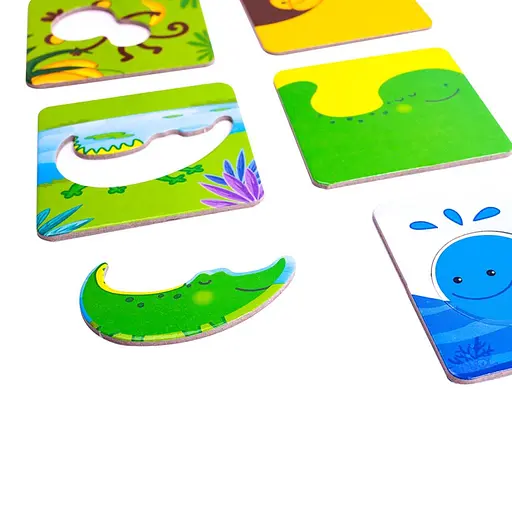 Дитяча настільна гра "Зоосвіт 3 в 1" VT2901-04 укр. мовою - фото 3