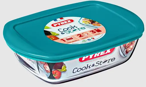 Форма прямокутна Pyrex Cook & Store для випікання 23х15х7 см (215P000/7646) - фото 1