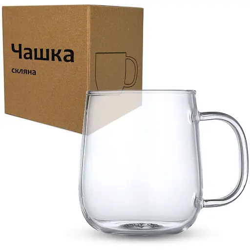  Чашка S&T скляна 500 мл (201-36) - фото 2