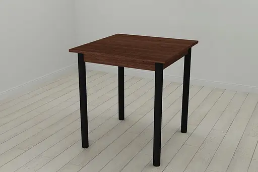 Стіл кухонний Ferrum-decor Дієго 75x90x90 Чорний ДСП Венге 16мм (FRD-105620)