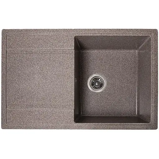 Гранітна кухонна мийка Romzha Jorum 78 Maro (801) з крилом - фото 1