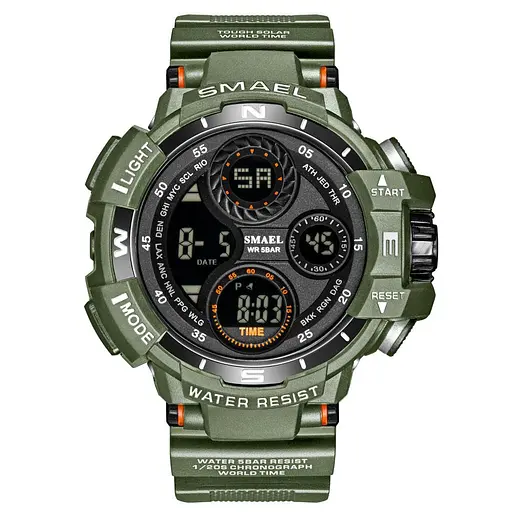 Часы наручные мужские Smael 8022 Army Green (15206)