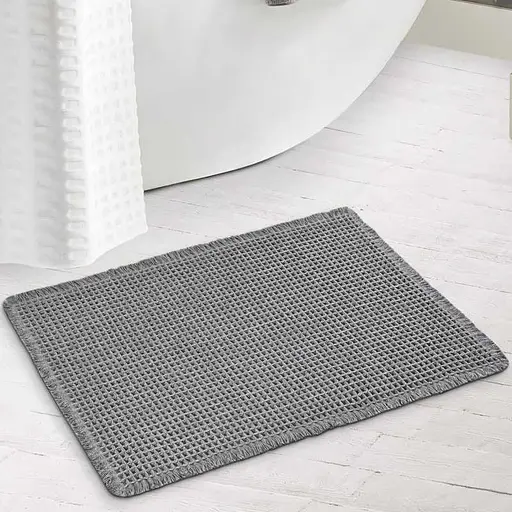 Килимок для ванної /туалету вафельний Lovely Svi - 50 x 80 см Сірий (237253)
