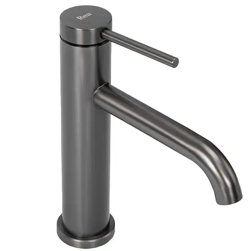 Смеситель для умывальника Rea Clif tytan графит низкий REA-B5322 Графит - фото 1
