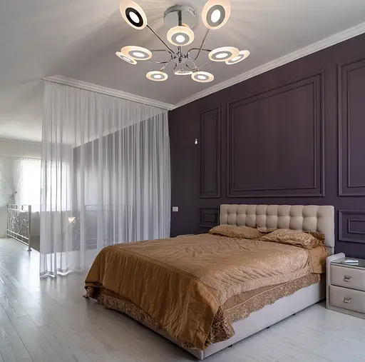 Люстра светодиодная в гостиную Sirius 8929-10 128W - фото 5